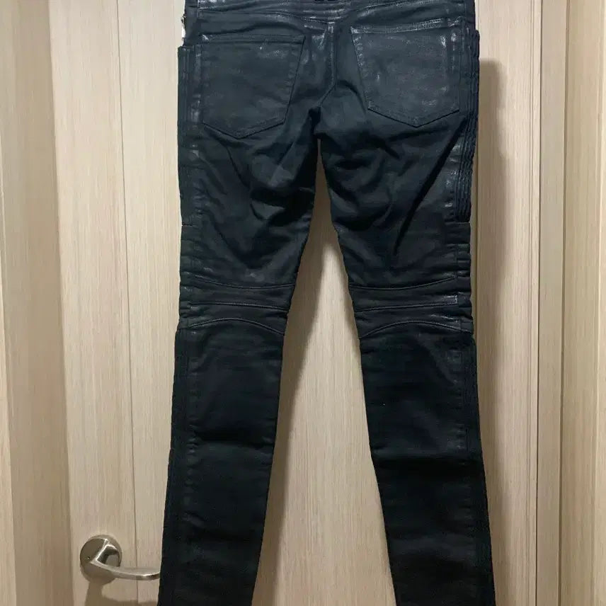 [BUNJANG] Balmain Side Zipper Coated Jeans Size 29 / 발망 옆지퍼 코팅진 사이즈 29