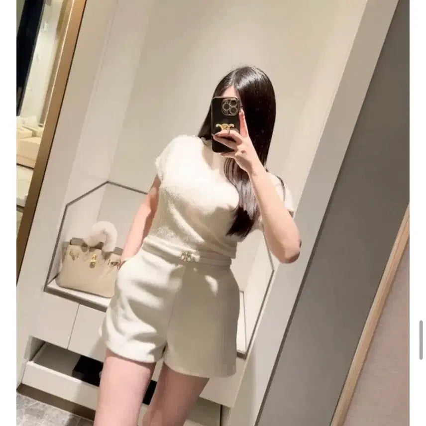 [BUNJANG] Short Wool Pants (Belt Set) / 모직 숏팬츠M(벨트세트)