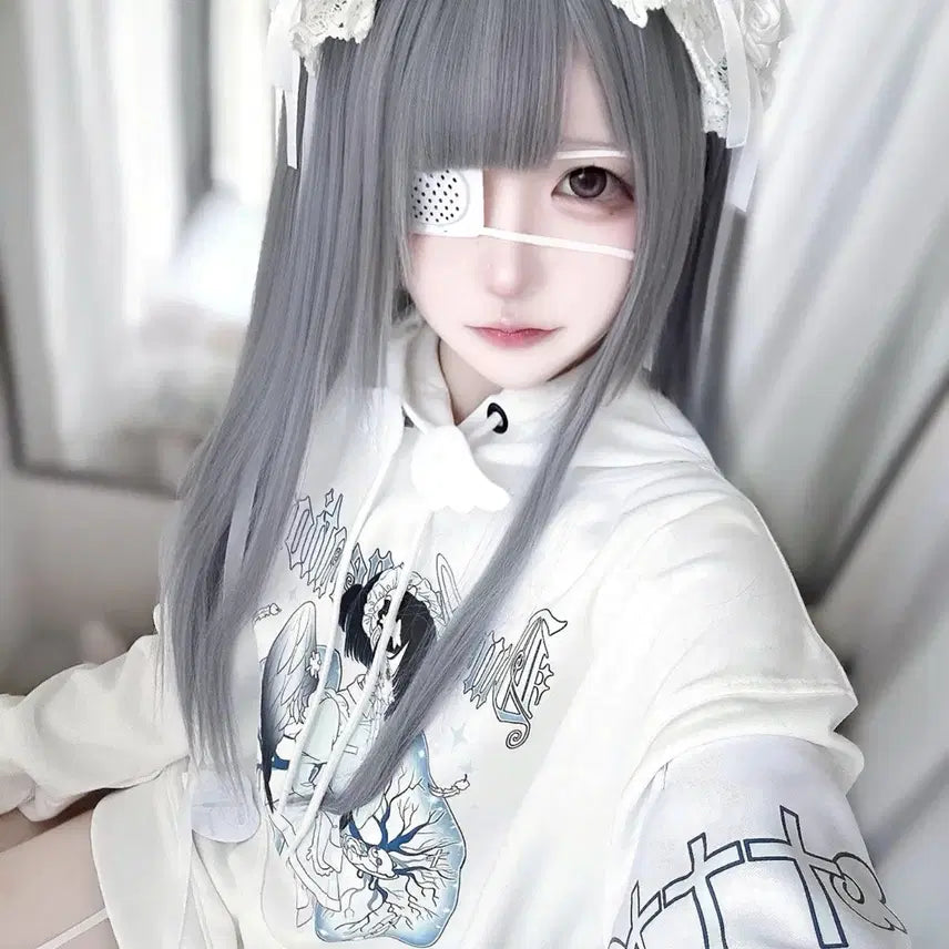 [BUNJANG] Subculture Style Made Print Hoodie / 지뢰계 서브컬처 스타일 메이드 프린트 후드티(2컬러)