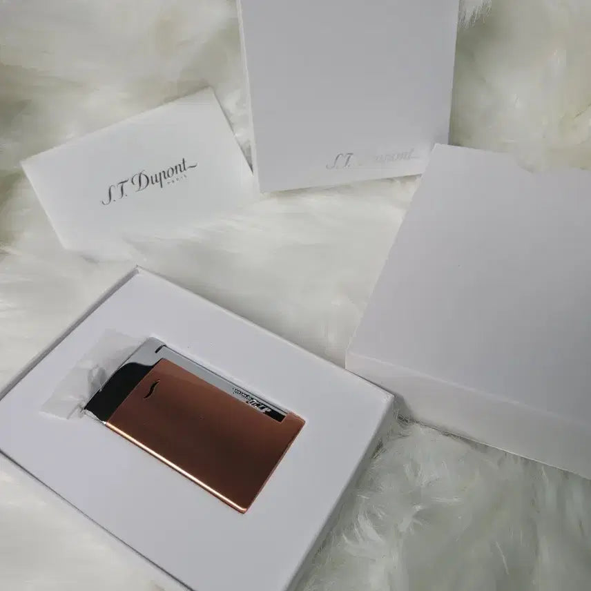 [BUNJANG] S.T. Dupont CA27704 Rose Gold Turbo Lighter / [새상품] 듀퐁라이터 신형 터보 ca27704 로즈골드 쌍불 터보 라이타