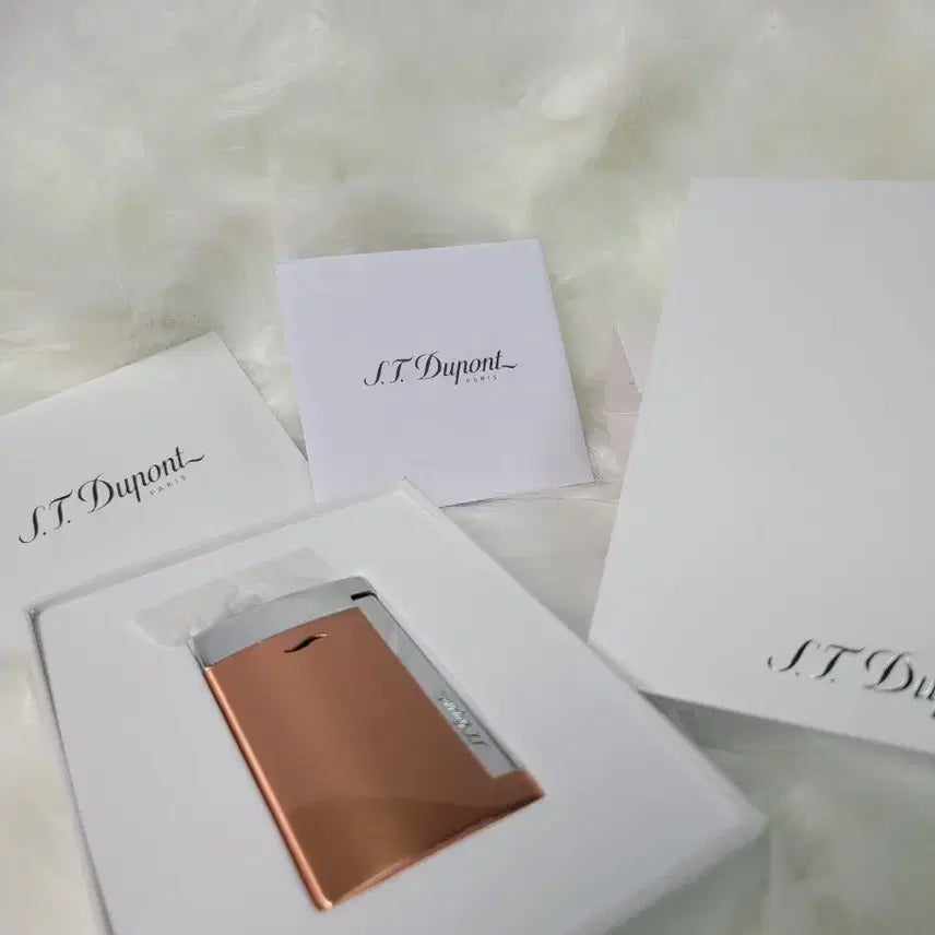 [BUNJANG] S.T. Dupont CA27704 Rose Gold Turbo Lighter / [새상품] 듀퐁라이터 신형 터보 ca27704 로즈골드 쌍불 터보 라이타