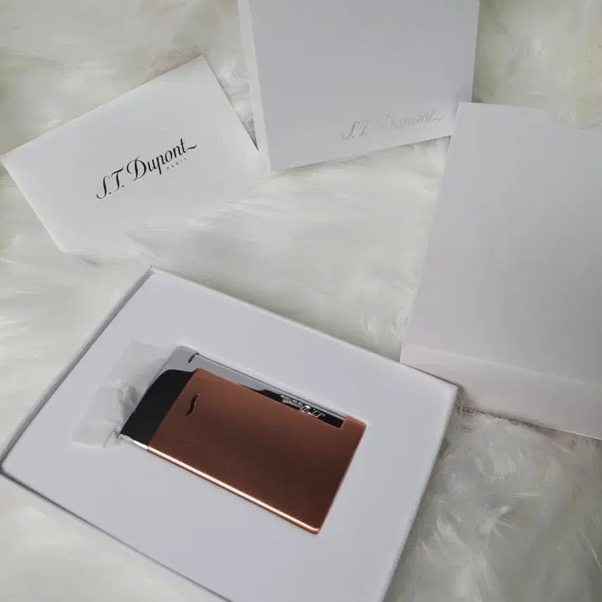 [BUNJANG] S.T. Dupont CA27704 Rose Gold Turbo Lighter / [새상품] 듀퐁라이터 신형 터보 ca27704 로즈골드 쌍불 터보 라이타