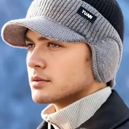 [BUNJANG] Unisex Winter Ear Flap Beanie / ( 새상품 ) 남녀용 겨울 방한 털 귀마개 비니 ( 무료배송)