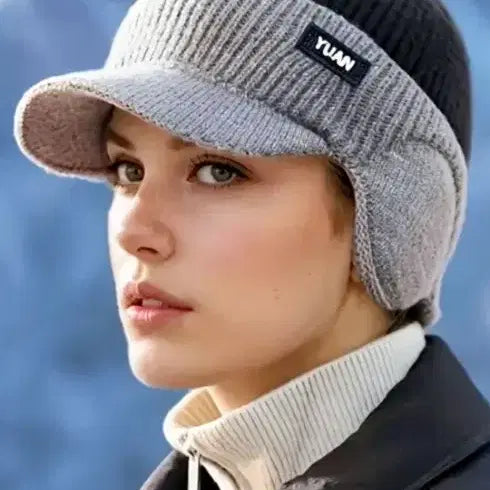 [BUNJANG] Unisex Winter Ear Flap Beanie / ( 새상품 ) 남녀용 겨울 방한 털 귀마개 비니 ( 무료배송)