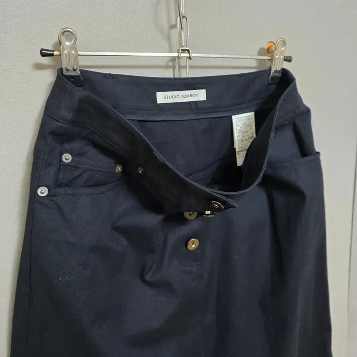 [SOLD OUT] 톰보이 네이비 롱스커트 55  n2304