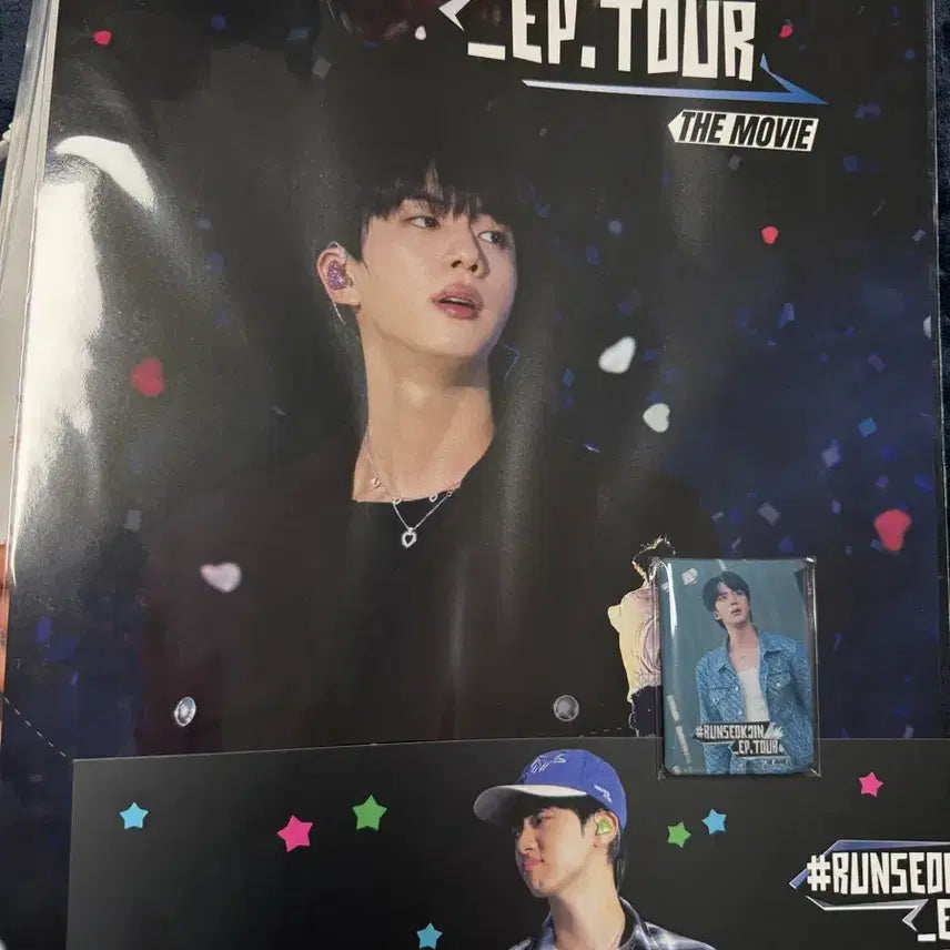 [BUNJANG] BTS Jin Poster Magnet Slogan / 런석진 포스터 마그넷 슬로건