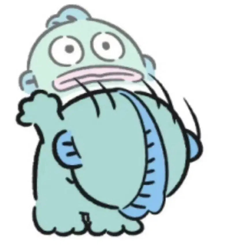 [BUNJANG] Sanrio Hangyodon Plush Doll / 한교동 대형인형!! (산리오 피규어 피탓토 마이멜로디 쿠로미