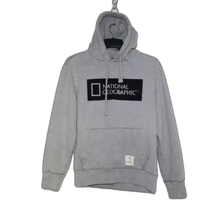 [BUNJANG] National Geographic Fleece Lined Hoodie / NATIONAL GEOGRAPHIC 내셔널 지오그래픽 안감기모 후드티