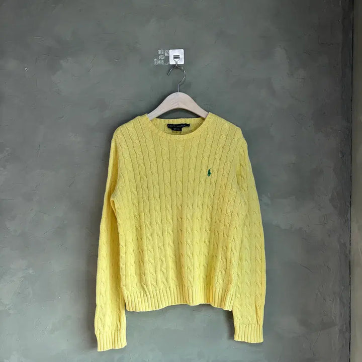 [BUNJANG] Polo Ralph Lauren Cable Knit Sweater / 폴로 랄프로렌 꽈배기 니트