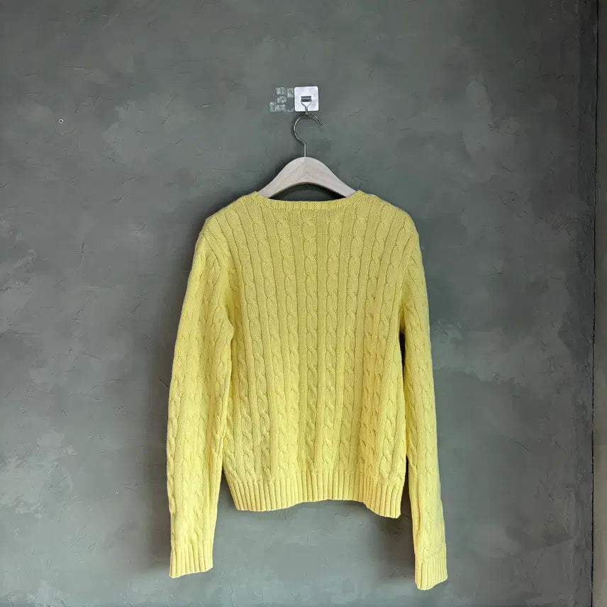 [BUNJANG] Polo Ralph Lauren Cable Knit Sweater / 폴로 랄프로렌 꽈배기 니트