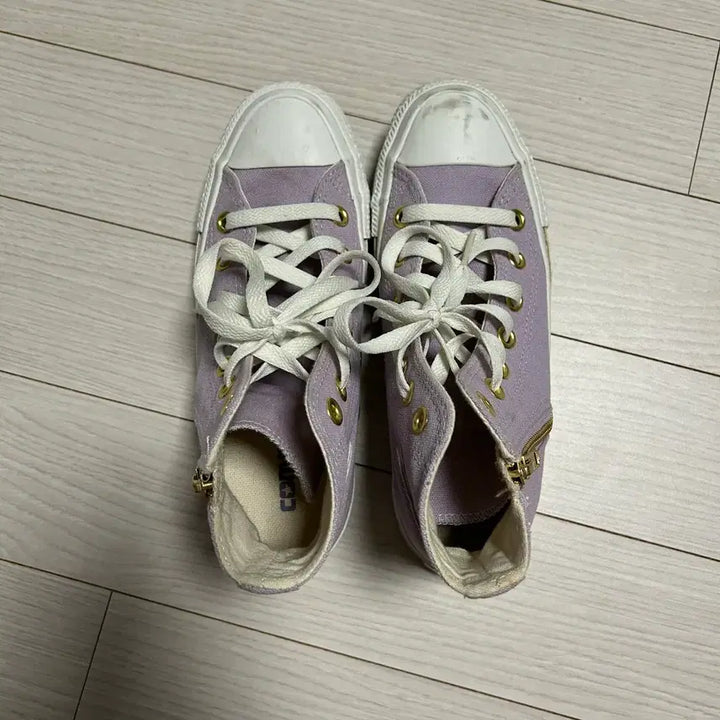 [BUNJANG] Converse All Star Heart Patch Lilac Sneakers / 컨버스 올스타 하트패치 라일락