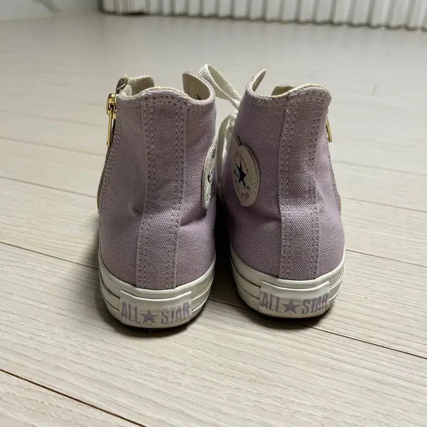 [BUNJANG] Converse All Star Heart Patch Lilac Sneakers / 컨버스 올스타 하트패치 라일락