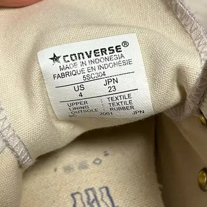 [BUNJANG] Converse All Star Heart Patch Lilac Sneakers / 컨버스 올스타 하트패치 라일락