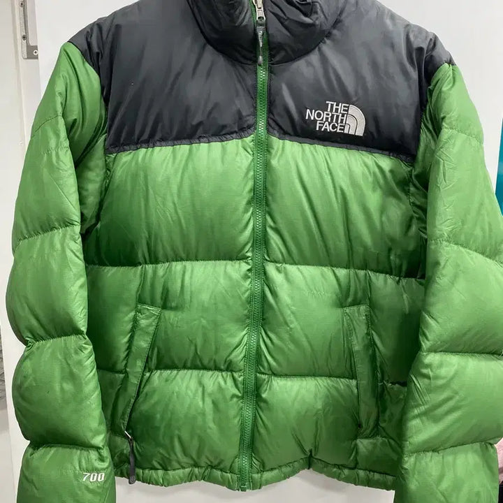 [BUNJANG] The North Face Nuptse 700 Short Padded Jacket / [M추천/표기S] 처분 노스페이스 구형 골드윈 눕시 700 숏패딩 그린