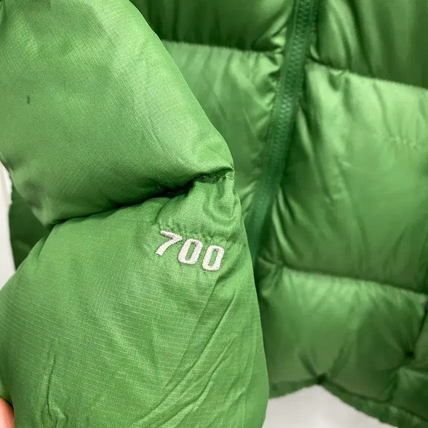 [BUNJANG] The North Face Nuptse 700 Short Padded Jacket / [M추천/표기S] 처분 노스페이스 구형 골드윈 눕시 700 숏패딩 그린