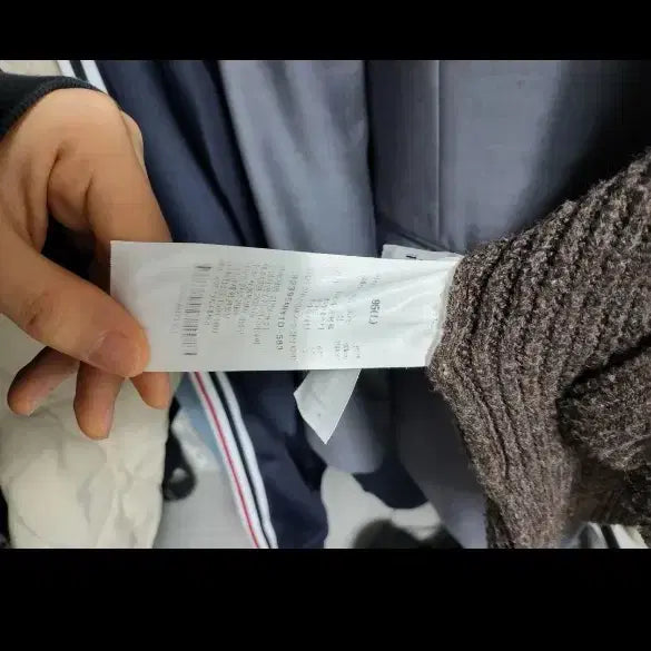 [BUNJANG] 브라운 빅카라 니트 가디건 / 브라운 빅카라 니트 가디건