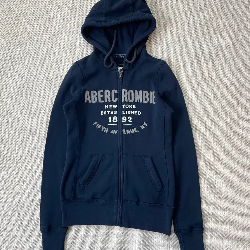 [BUNJANG] Abercrombie Navy Hooded Zip-up J03806 / 아베크롬비 네이비 후드집업  J03806