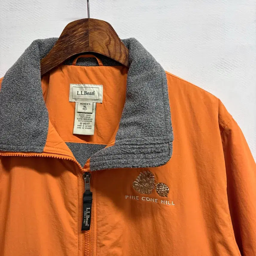 [BUNJANG] L.L.Bean Orange Warm-up Jumper XL / L.L.Bean 엘엘빈 오렌지 웜업 점퍼 XL