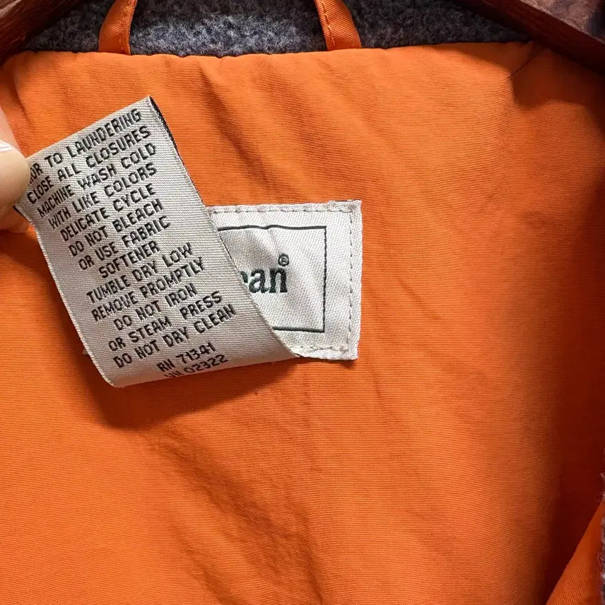 [BUNJANG] L.L.Bean Orange Warm-up Jumper XL / L.L.Bean 엘엘빈 오렌지 웜업 점퍼 XL