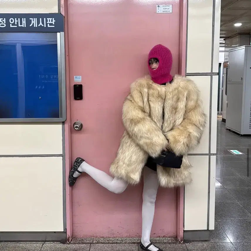 [BUNJANG] Coore Faux Fur Jacket / 새상품)쿠어 퍼자켓 퍼