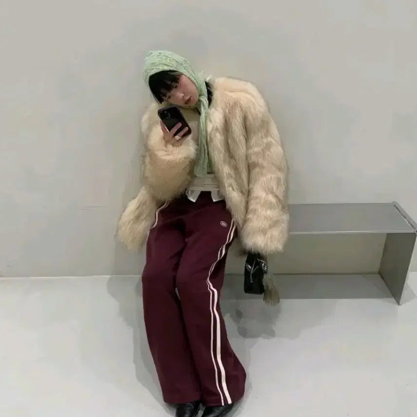 [BUNJANG] Coore Faux Fur Jacket / 새상품)쿠어 퍼자켓 퍼