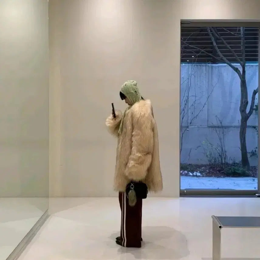 [BUNJANG] Coore Faux Fur Jacket / 새상품)쿠어 퍼자켓 퍼