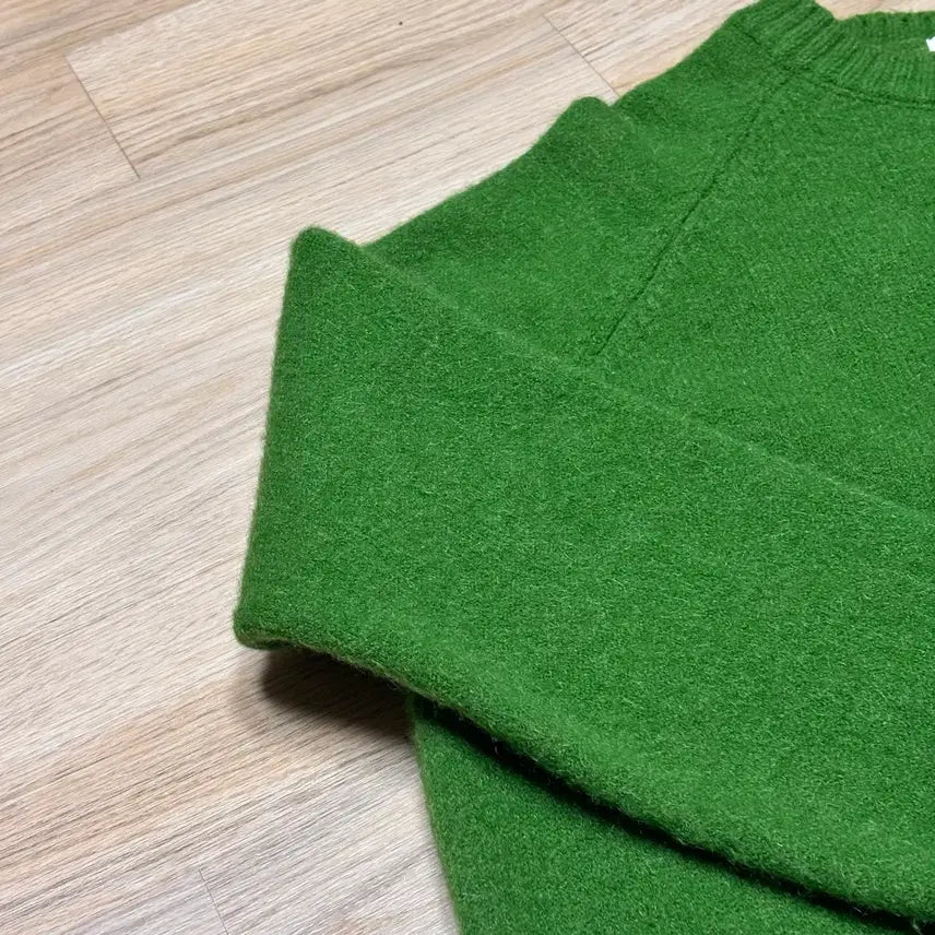 [BUNJANG] Studio White Green Knit / 스튜디오화이트 그린 니트