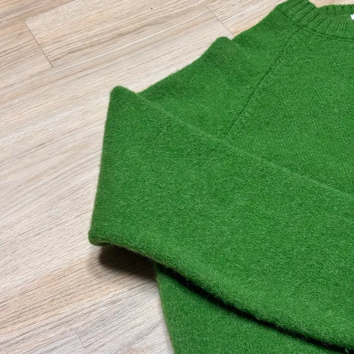 [BUNJANG] Studio White Green Knit / 스튜디오화이트 그린 니트