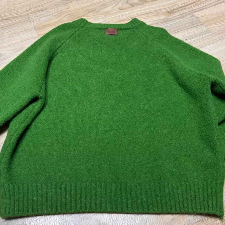 [BUNJANG] Studio White Green Knit / 스튜디오화이트 그린 니트