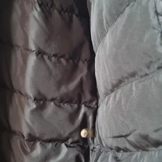 [BUNJANG] Shoulder Collar Quilted Long Coat L / 숄카라 퀼팅 롱코트 L.100