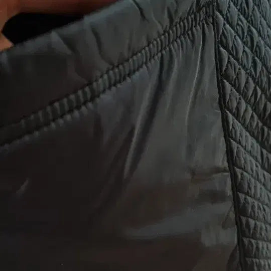 [BUNJANG] Shoulder Collar Quilted Long Coat L / 숄카라 퀼팅 롱코트 L.100