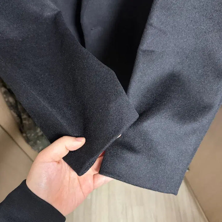 [BUNJANG] Belle Cashmere Black Coat M / 벨리에 캐시미어 블랙 코트 M