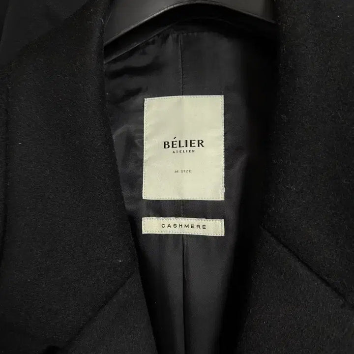 [BUNJANG] Belle Cashmere Black Coat M / 벨리에 캐시미어 블랙 코트 M