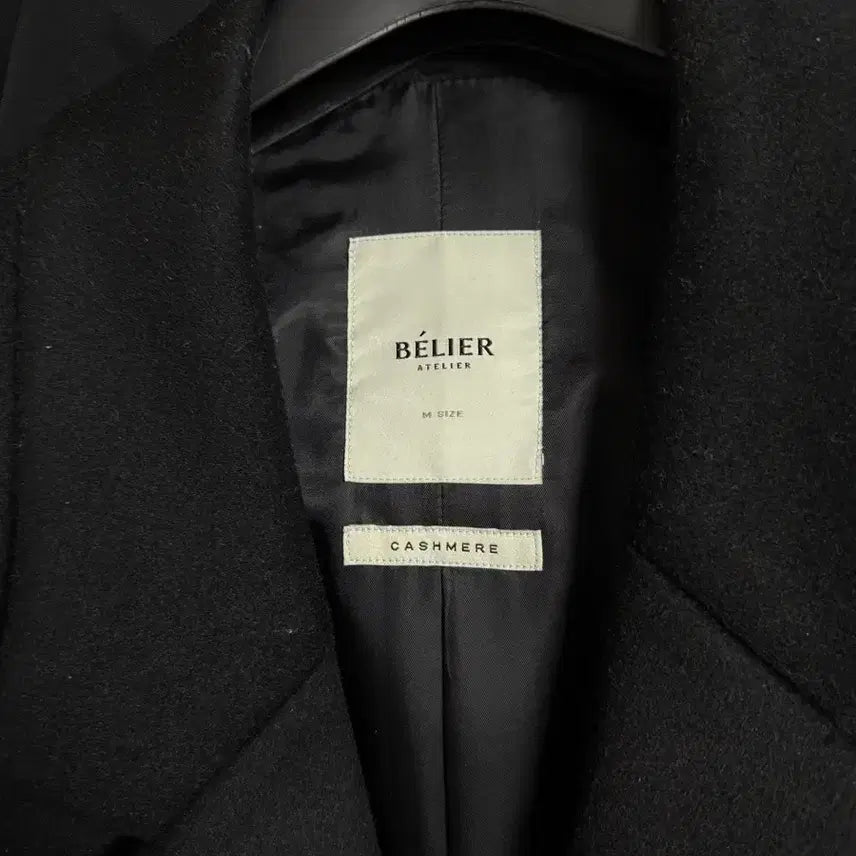 [BUNJANG] Belle Cashmere Black Coat M / 벨리에 캐시미어 블랙 코트 M