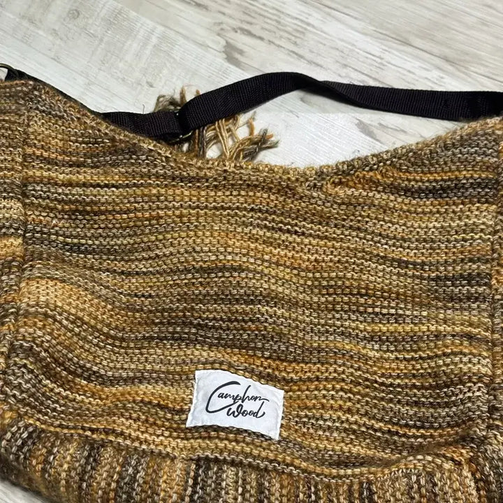 [BUNJANG] Camphor Wood Knit Shoulder Bag / Camphor Wood 니트 가방 숄더백