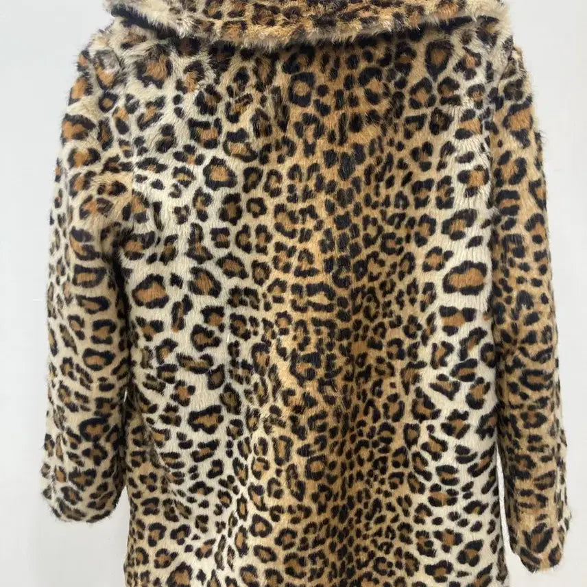 [BUNJANG] Mango Leopard Fur Coat / 망고 레오파드 퍼 코트