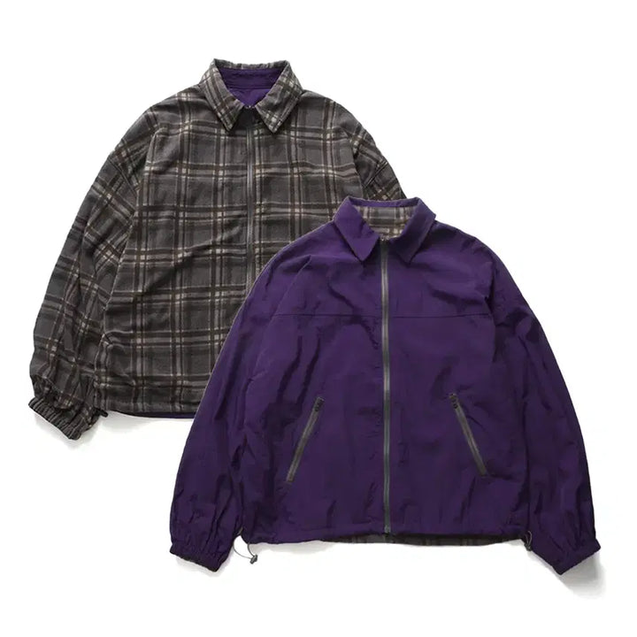 [BUNJANG] BEAMS BOY Nylon Reversible Blouson Jacket / BEAMS BOY Nylon Reversible Blouson