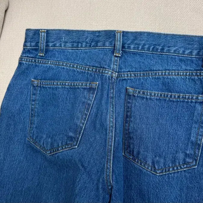 [BUNJANG] Shatter Second Edition Denim Pants - Mid Blue - L / 셔터 세컨드 에디션 데님 팬츠 중청 L