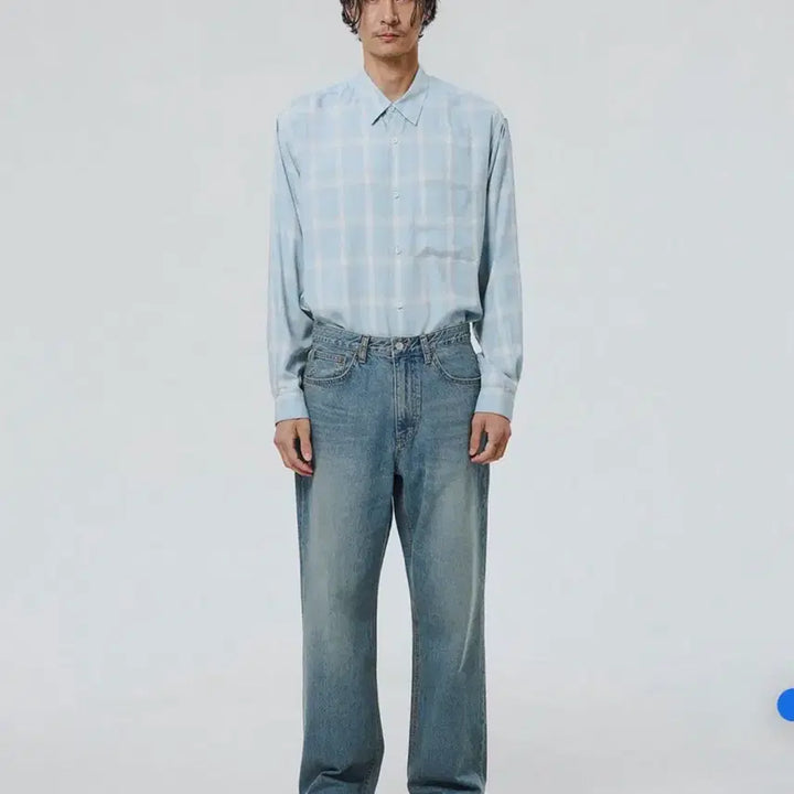 [BUNJANG] Shatter Second Edition Denim Pants - Mid Blue - L / 셔터 세컨드 에디션 데님 팬츠 중청 L