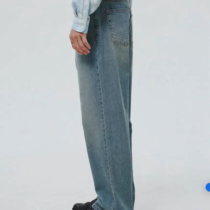 [BUNJANG] Shatter Second Edition Denim Pants - Mid Blue - L / 셔터 세컨드 에디션 데님 팬츠 중청 L
