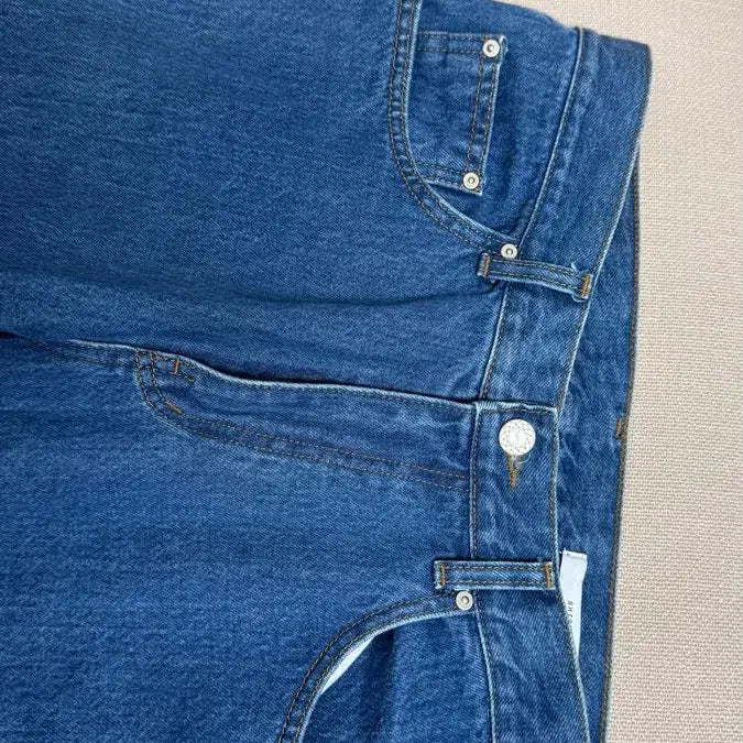 [BUNJANG] Shatter Second Edition Denim Pants - Mid Blue - L / 셔터 세컨드 에디션 데님 팬츠 중청 L