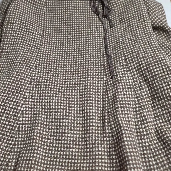 [BUNJANG] MaxMara Brown Check Two-Piece Set / 막스카라브라운 체크 투피스 세트