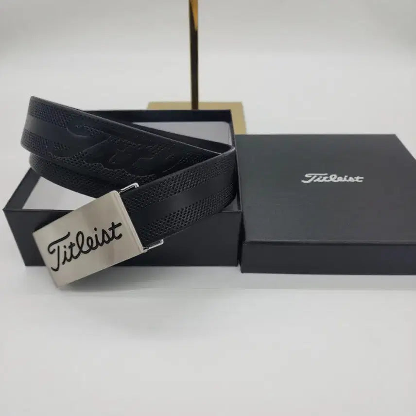 [BUNJANG] Titleist Silver Logo Belt / 타이틀리스트 은장로고벨트