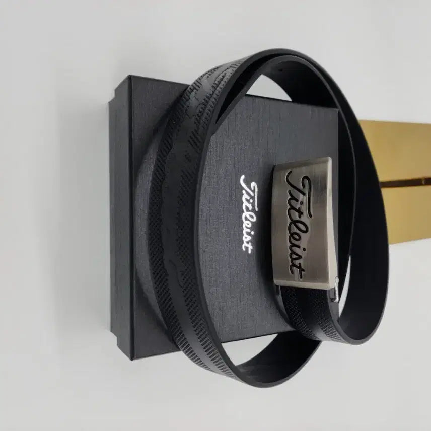 [BUNJANG] Titleist Silver Logo Belt / 타이틀리스트 은장로고벨트