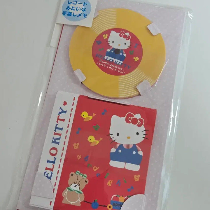 [BUNJANG] Sanrio Hello Kitty LP Mini Stationery Set / 산리오 헬로키티 lp판 미니 편지지세트