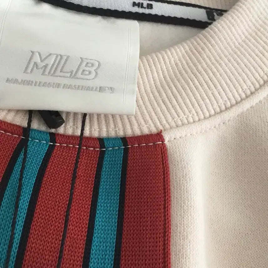 [BUNJANG] MLB Unisex Fleece Sweatshirt - Ivory - New / MLB 남여공용 기모 맨투맨 새상품 85사이즈