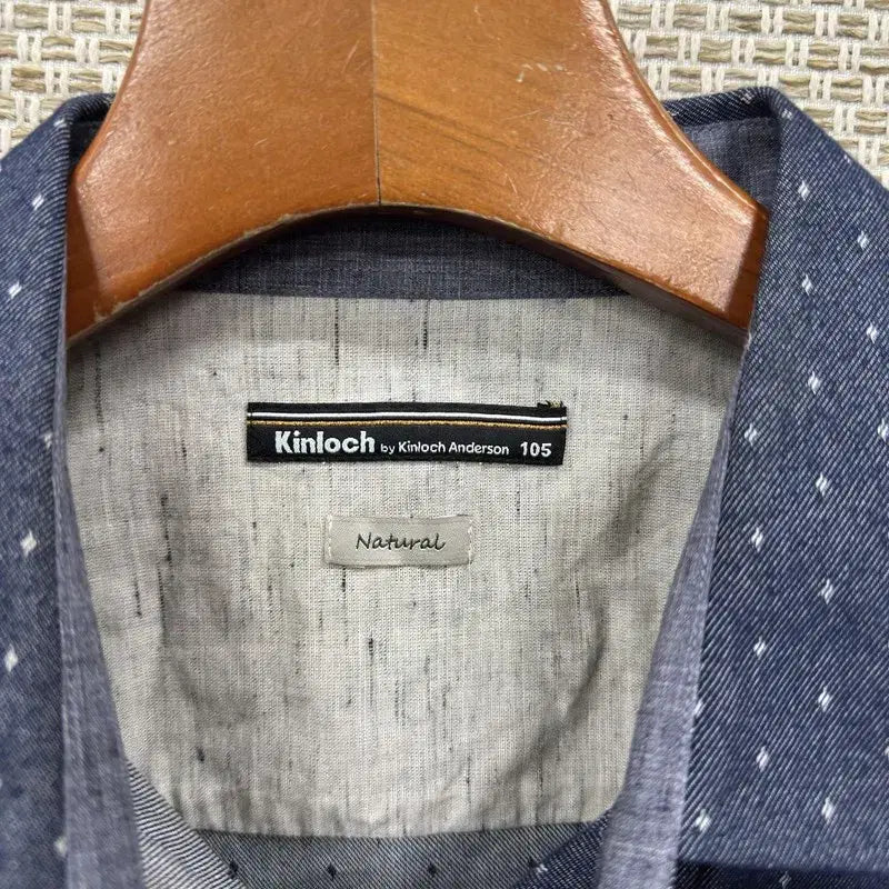 [BUNJANG] Kinloch Anderson Linen Casual Shirt / 킨록 앤더슨 캐주얼 린넨 셔츠 105 M10183