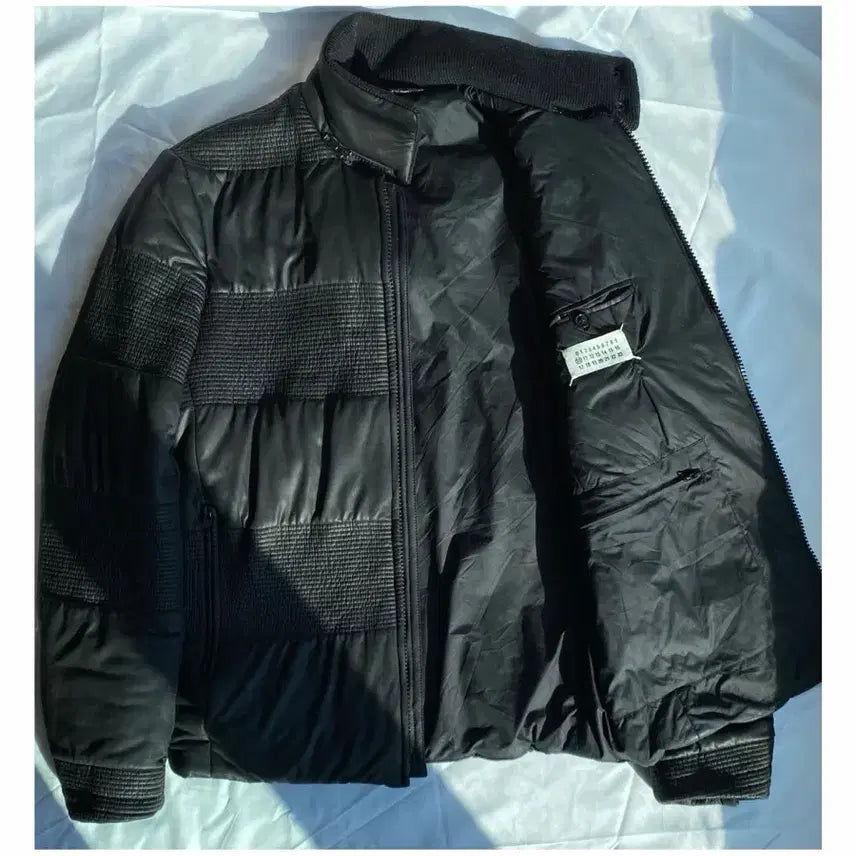 [BUNJANG] Maison Martin Margiela Panel Waxed Padded Jacket Archive Puffer / 마틴 마르지엘라 패널 왁스드 패딩 자켓 아카이브 푸퍼 아티저널