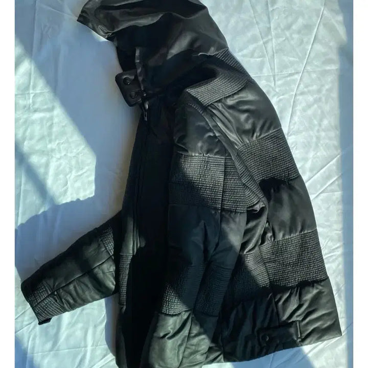 [BUNJANG] Maison Martin Margiela Panel Waxed Padded Jacket Archive Puffer / 마틴 마르지엘라 패널 왁스드 패딩 자켓 아카이브 푸퍼 아티저널