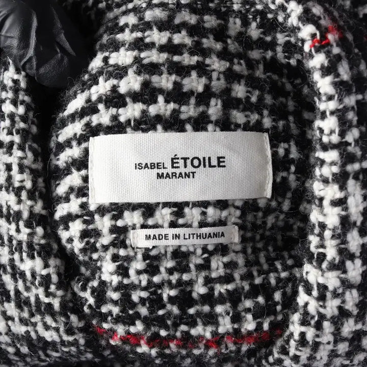 [BUNJANG] Isabel Marant Checked Wool Blazer Jacket / 이자벨마랑 체크 패턴 울 블레이저 니티드  재킷